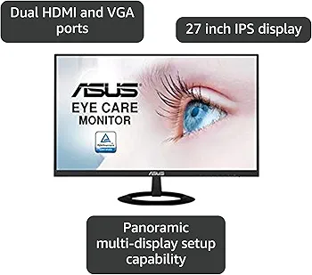 Amazon.com: ASUS VZ279HE 27” Full HD 1080p IPS Eye Care Monitor Amazon.com: ASUS VZ279HE 27” Full HD 1080p IPS Eye Care Monitor