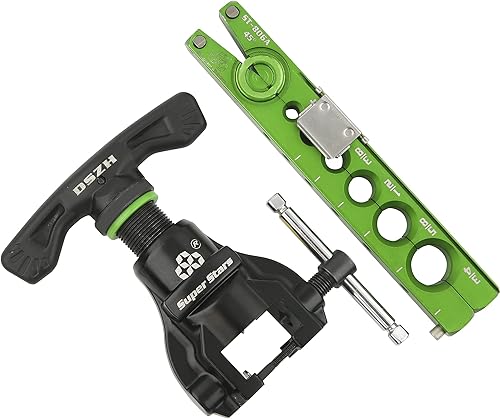 Miniatura 9 de Super Stars Kit de herramientas de abocinación de 14 a 34 pulgadas, herramienta de llamarada simple HVAC 45 tipo excéntrico herramienta de llamarada