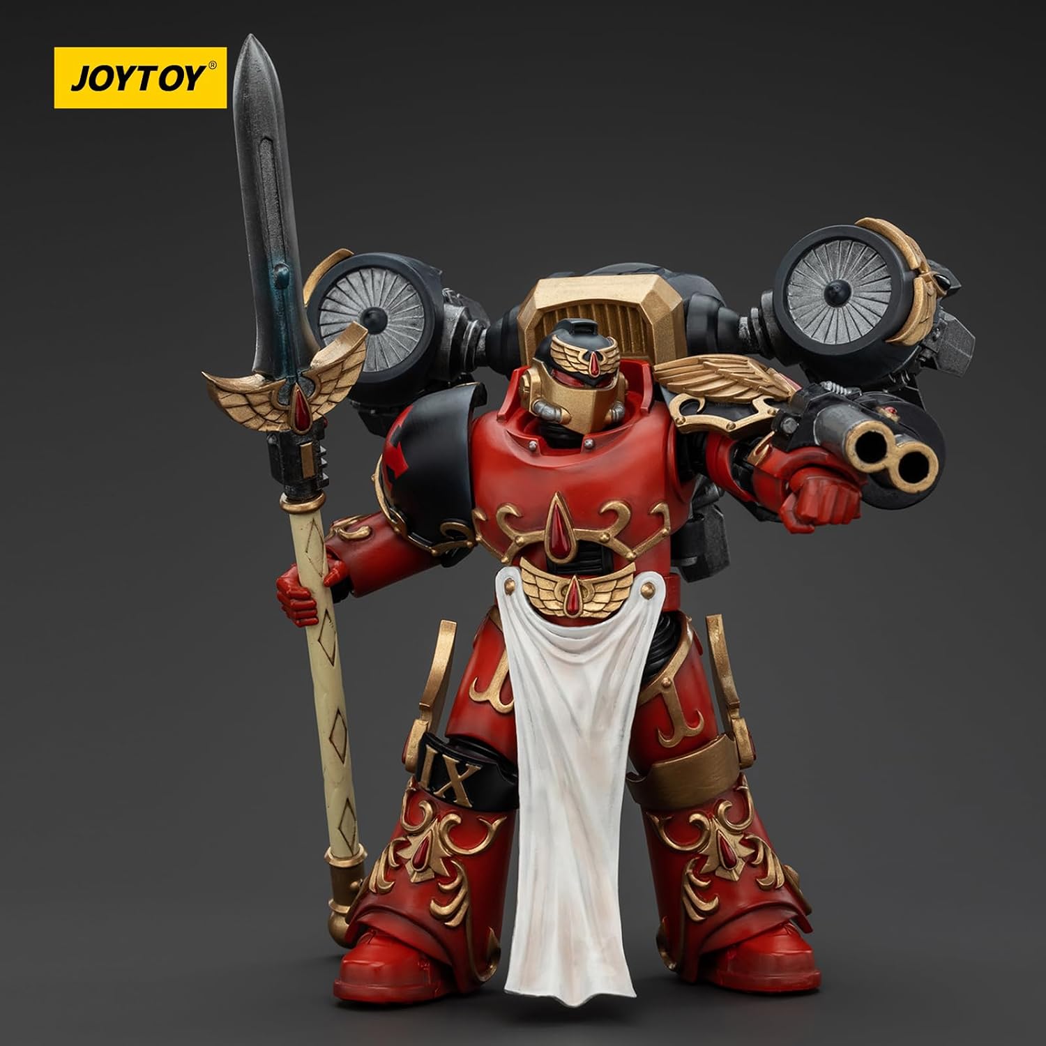 JOYTOY Warhammer 40k Blood Angels, Blood Angels Dawnbreaker Cohort Dawnbreaker Champion 1/18 Action Figure, Dedicated to You Who Love Collecting