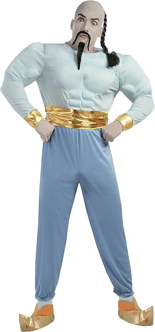 Guirca-80728 Robin Costume Genio della Lampada Uomo Aladino per Adulti,  Azzurro, Talla 52-54, 80728.0 : Amazon.it: Abbigliamento
