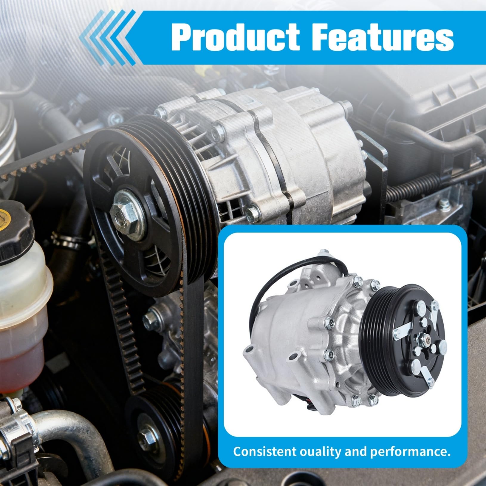 LABLT Sostituzione Compressore A/C per 2002 2003 2004 2005 Honda Civic 1.7L CO 4914AC