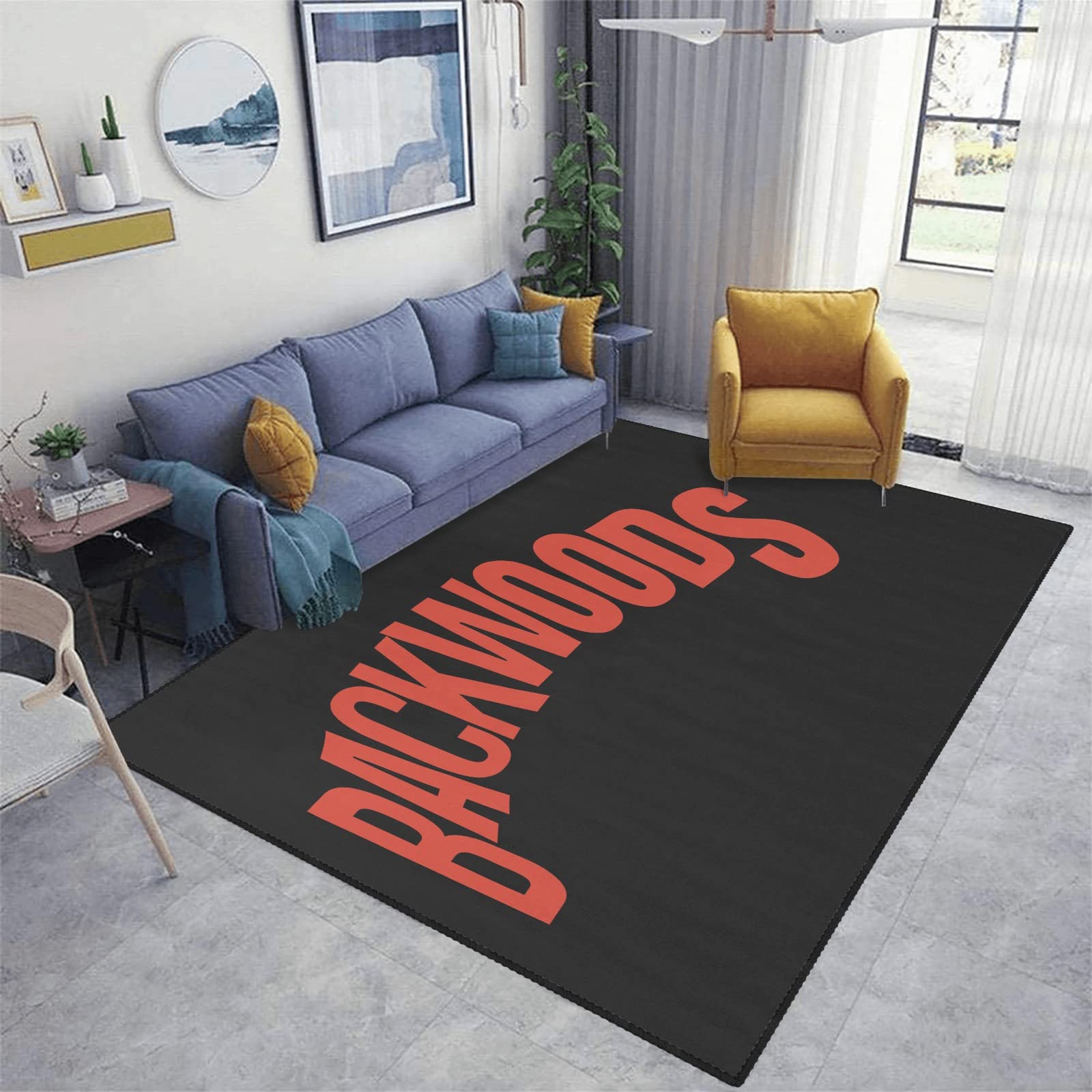 Amazon.com: Backwoods Area Rug Non-Slip Carpets Floor Mat for
