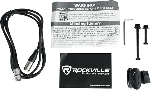 Miniatura 10 de Rockville ROGAN STAND Pro Boom Arm - Soporte para micrófono, alcance de 38 pulgadas, aluminio, montaje doble, cable XLR oculto de 6.5 pies,