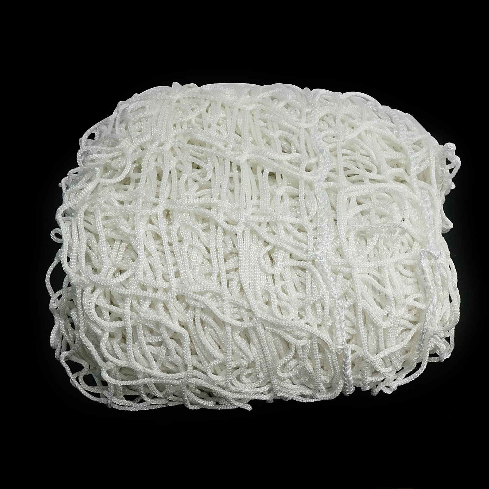 Aoneky Rete da calcio per portiere da competizione professionale, resistente, 5 mm, 8,6 kg per rete, 24 x 20 m, di ricambio per palo da calcio a grandezza naturale, non include pali