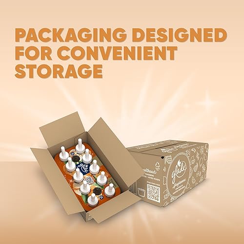 Miniatura 2 de Glade PlugIns - Recambios de ambientador, calabaza y jengibre, aceites esenciales y perfumados para el hogar y el baño, 0.67 onzas líquidas, 10