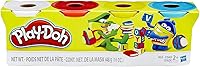 Vista 4 de Play-Doh Paquete de 4 latas de 4 onzas, colores clásicos