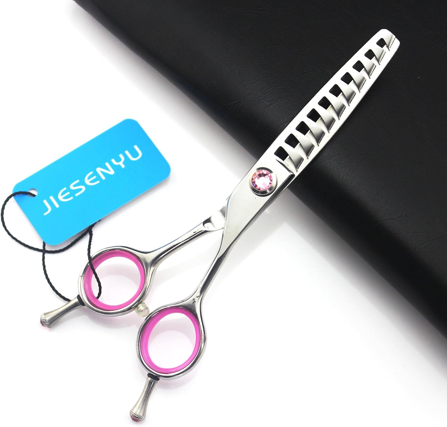 JIESENYU 6.0 inch Salon Hair Thinning Scissor 10 Teeth Barber Shear - Perfect for Hairdresser