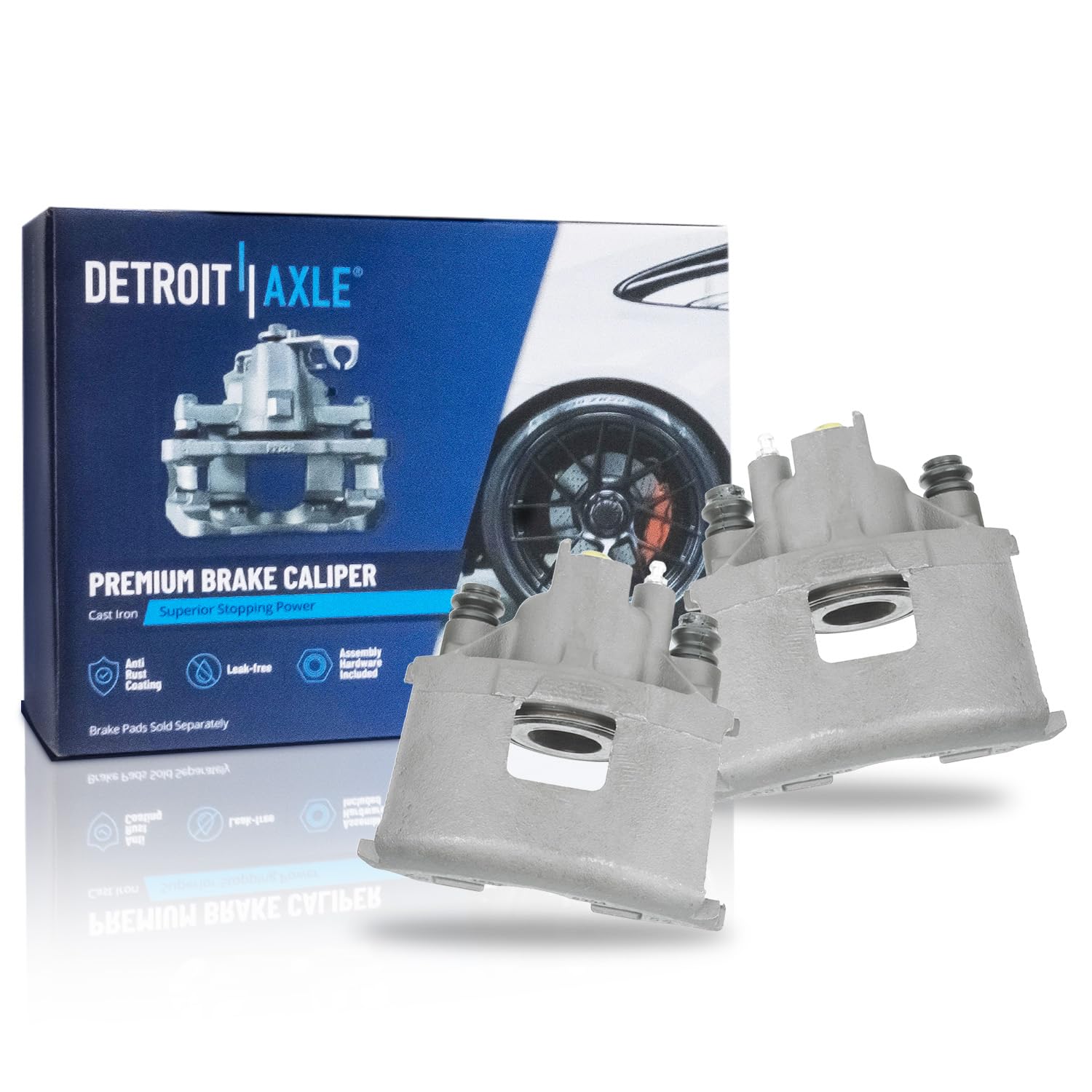Detroit Axle - Front Brake Calipers for 1999 Dodge Plymouth Neon, Disc