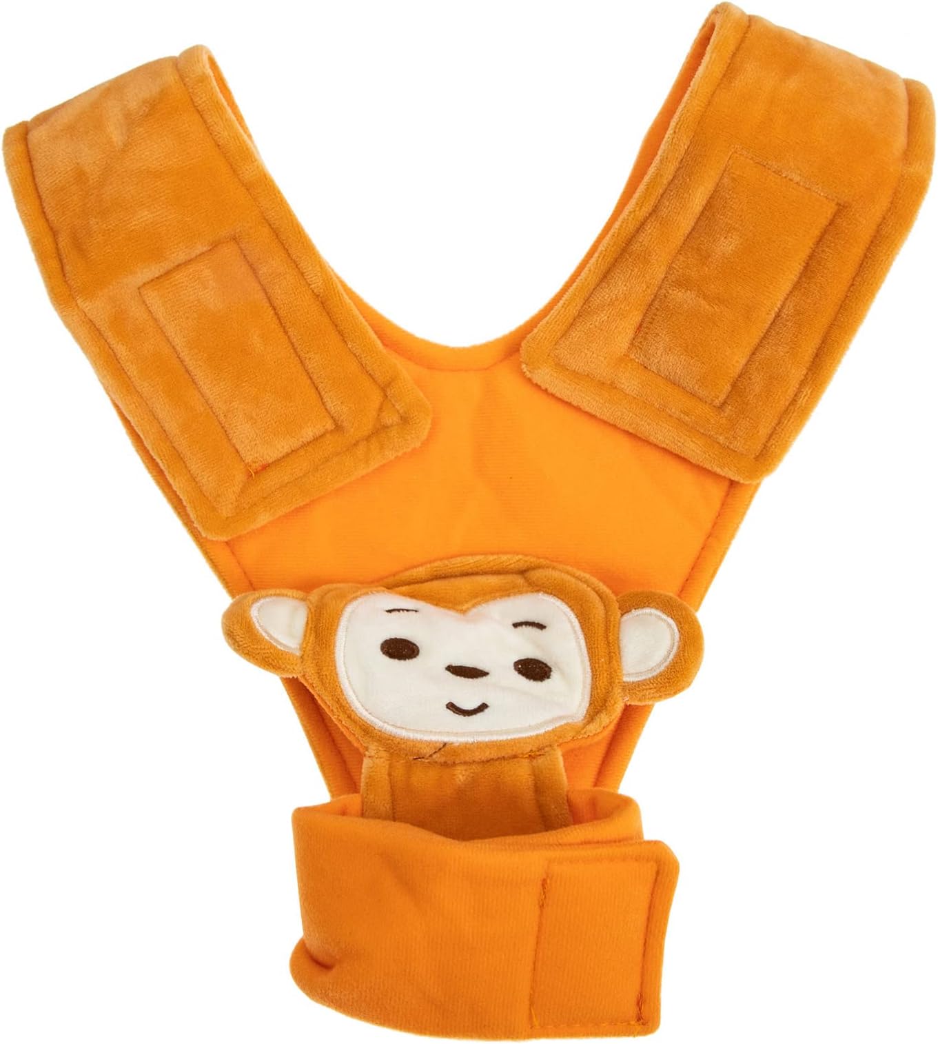 Toyvian Baby Bottle Holder Adjustable Stroller Bottle Strap Cartoon Monkey Cup Bracket for Hands Free Baby Feeding 9x25x32CM