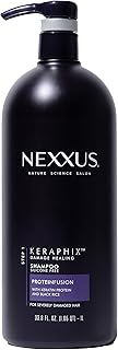 Nexxus Keraphix Shampoo for Damaged Hair With ProteinFusion Keratin Protein, Black Rice, Silicone-Free 33.8 oz