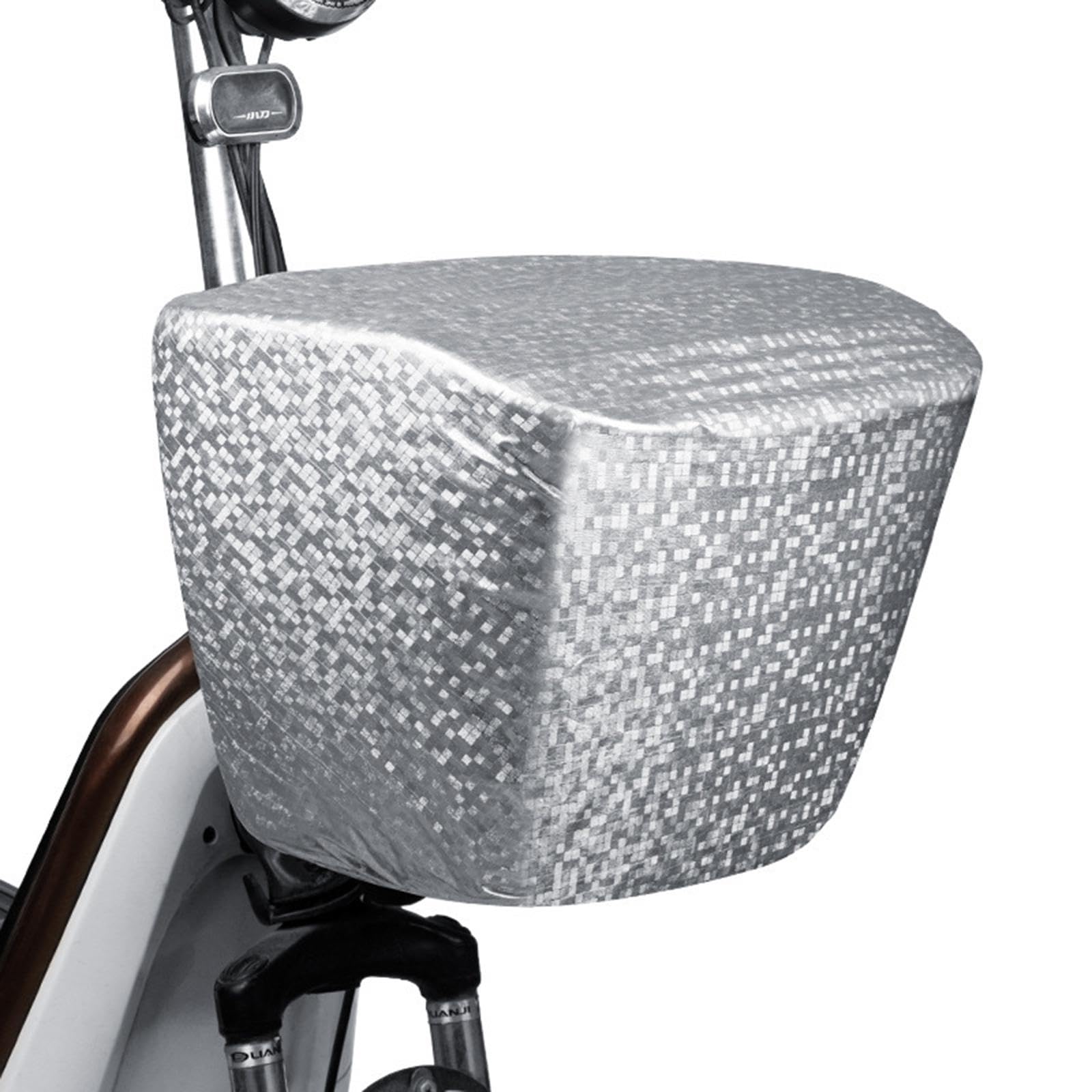 ANZOME Housse Imperméable Pour Panier De Vélo - Poche Intérieure Arrière Avec Bande Réfléchissante - Accessoires De Vélo - Convient à La Plupart Des Paniers De Vélo Arrière