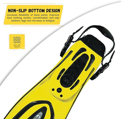 Miniatura 2 de -Aletas de buceo Aletas largas de silicona Equipo de natación Aletas de snorkel Nuevas aletas de buceo profesional Adultos Hombres Mujeres