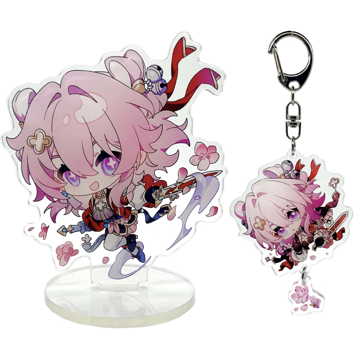 narukamiUnisex Star Rail Figure Keychain Set Key Chain
