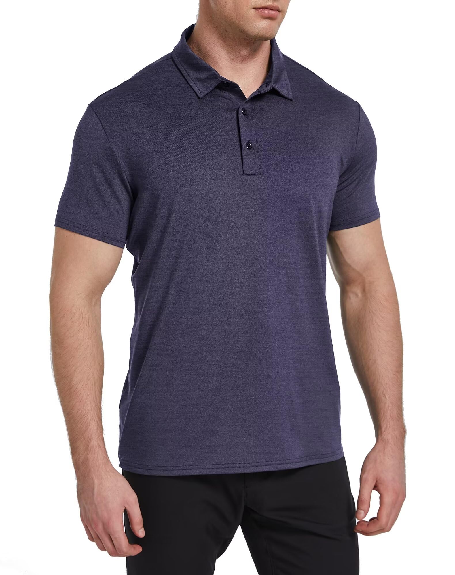 OYGSieg 6 Pack Mens Polo Shirts Performance Short Sleeve Golf Shirt Moisture Wicking Athletic Casual Collared T-Shirt