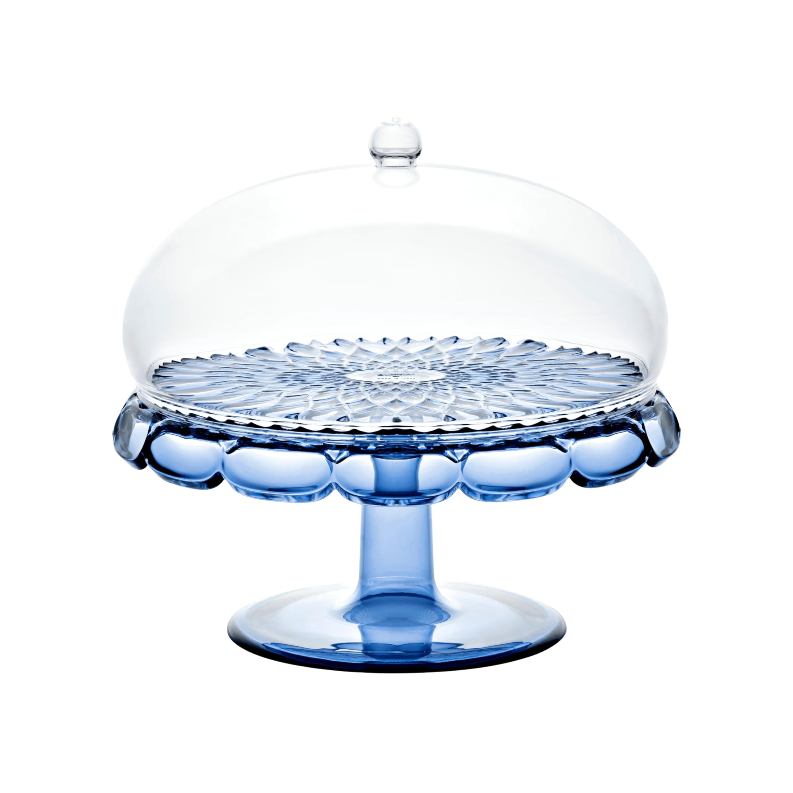 Guzzini Alzata con Campana Vanity Bio-Based D 30 Cm Blu