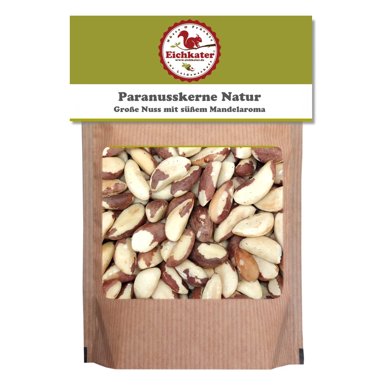 Eichkater Paranüsse groß & ganz 6er-Pack (6x500g)
