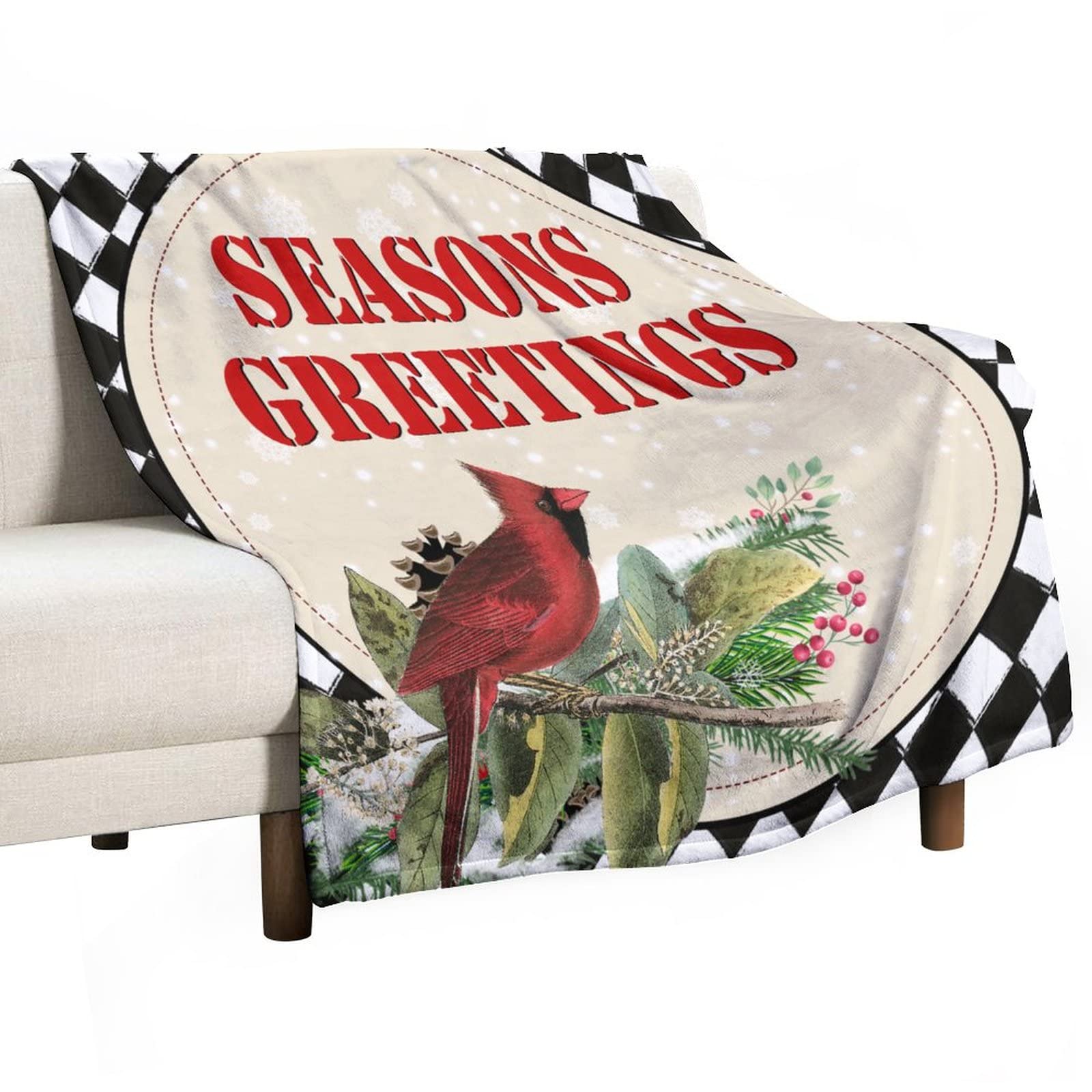 Couverture chaude pour lit et canapé plaid de Noël pour vos soirées cocooning