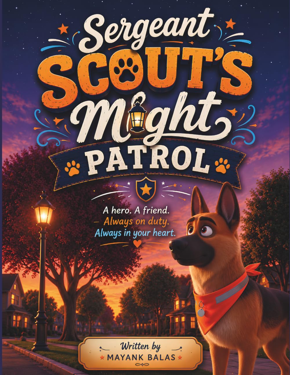 Sergeant Scout’s Night Patrol: A Funny Neighborhood Mystery About Friendship, Responsibility, and a Hero on Four Paws For Kids Ages 4-9