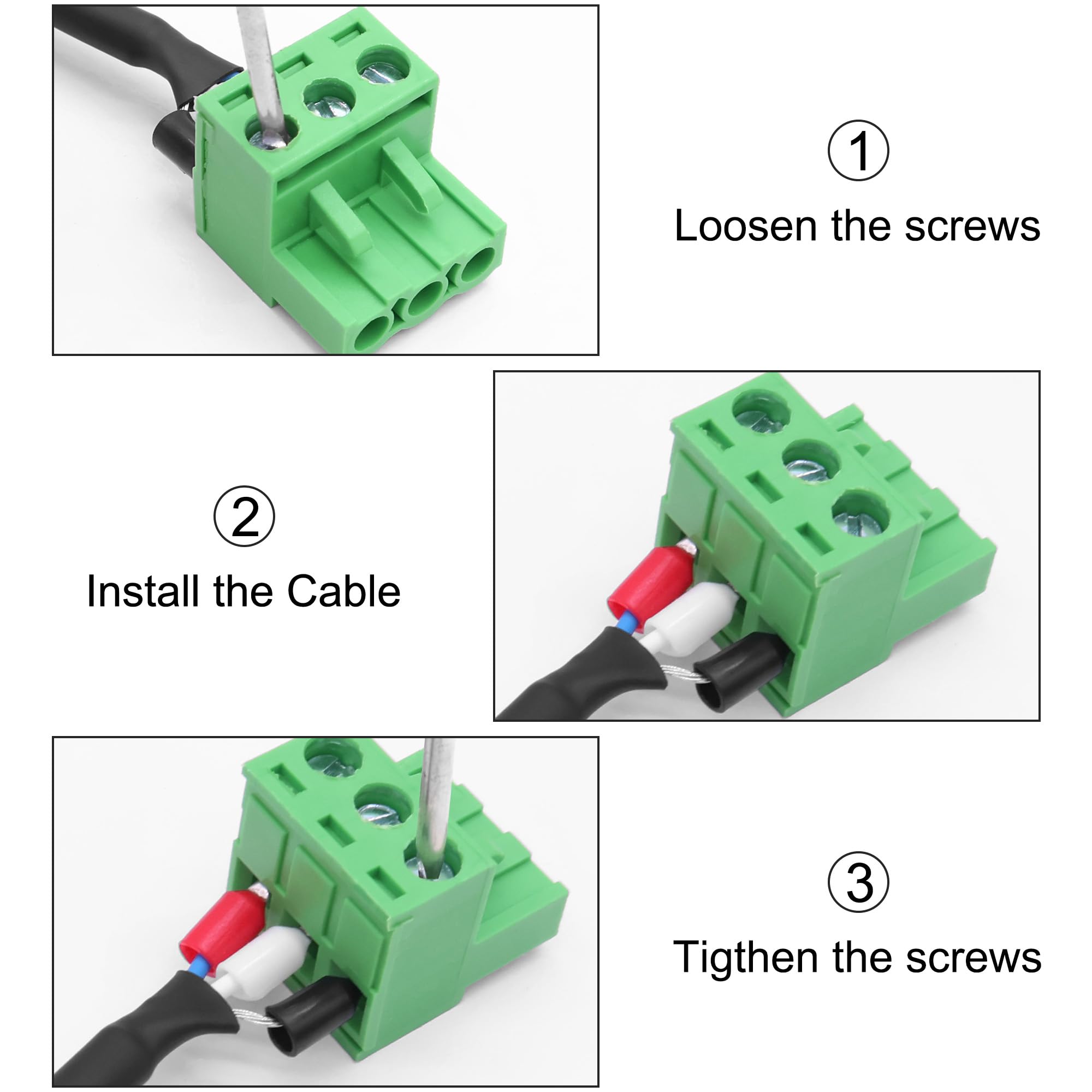 Amazon.com: XMSJSIY 3.5mm to Phoenix Terminal Connector Audio