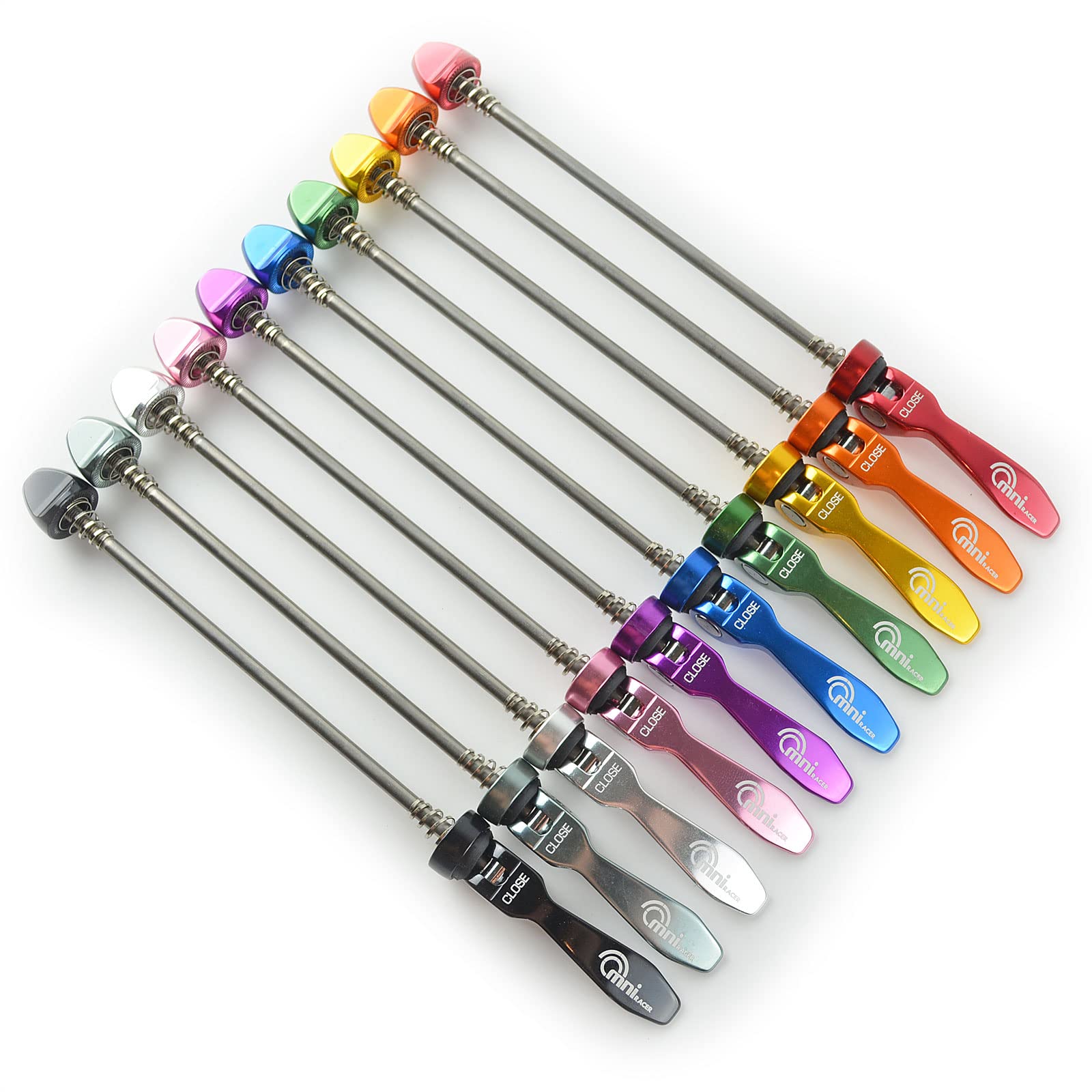 Jeu de brochettes à dégagement rapide pour vélo avec essieux