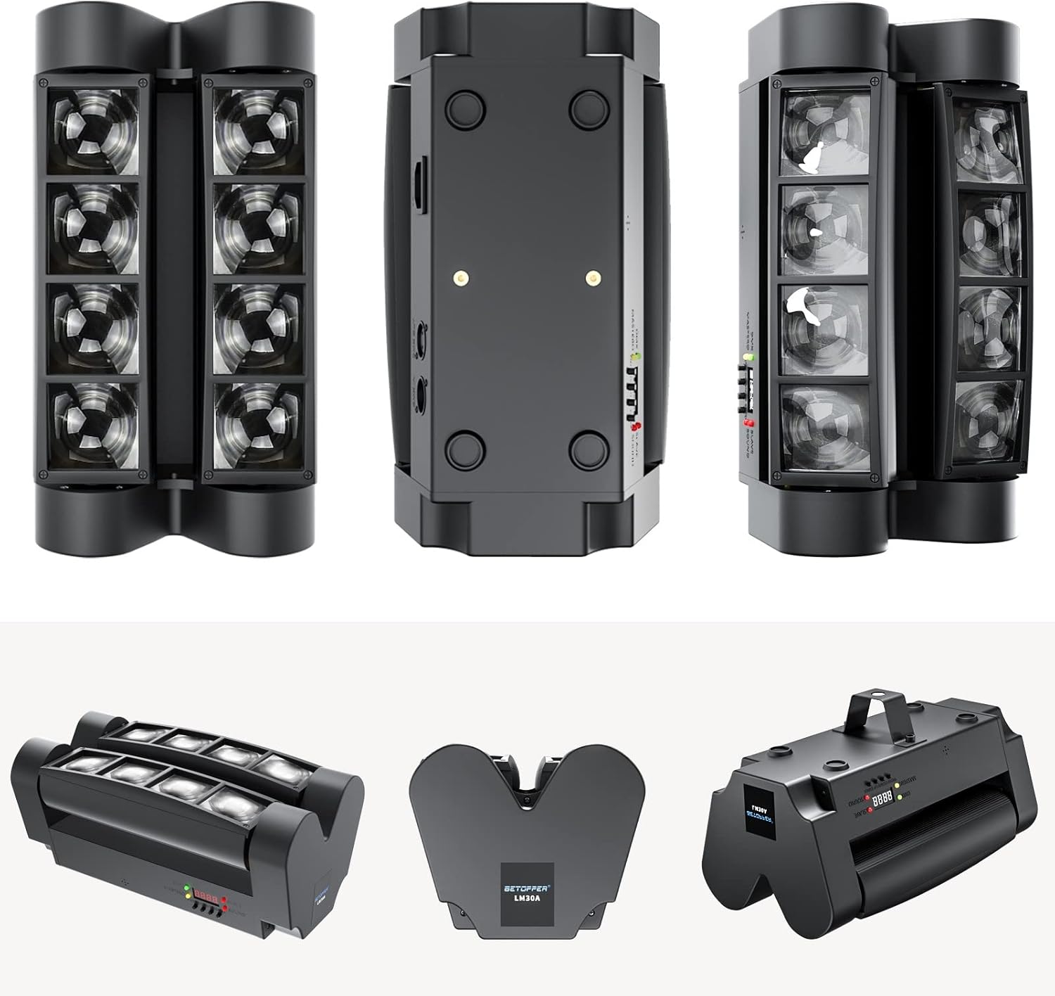BETOPPER ムービングライト 8x3W RGBW LED Togo | Ubuy