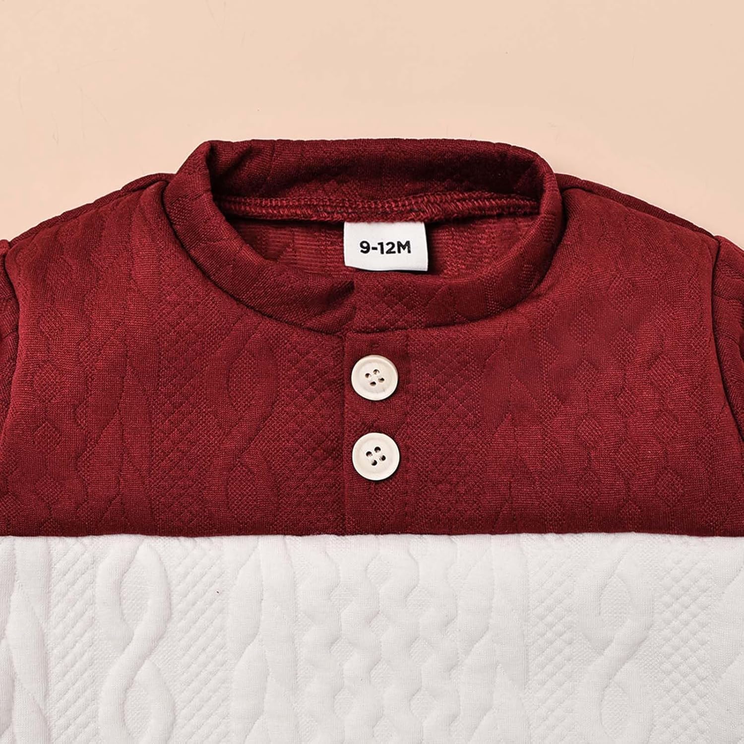 Toddler Baby Boy Outfit Fall Clothes Long Sleeve Color Contrast Sweatshirt Pants Set Boys Winter Outfits 12M-5T - Image 7