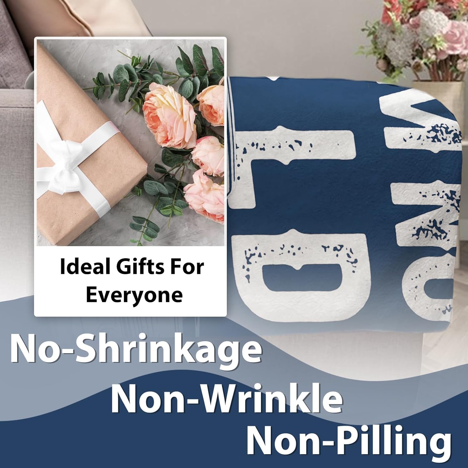 I am Not Old I'm Classic Vintage Car Gifts for Men Flannel Throw Blanket, Funny Fathers Day Birthday Ideas, Soft Blankets Cool Present for Older Husband Dad Grandpa 50" x 60" - Image 2