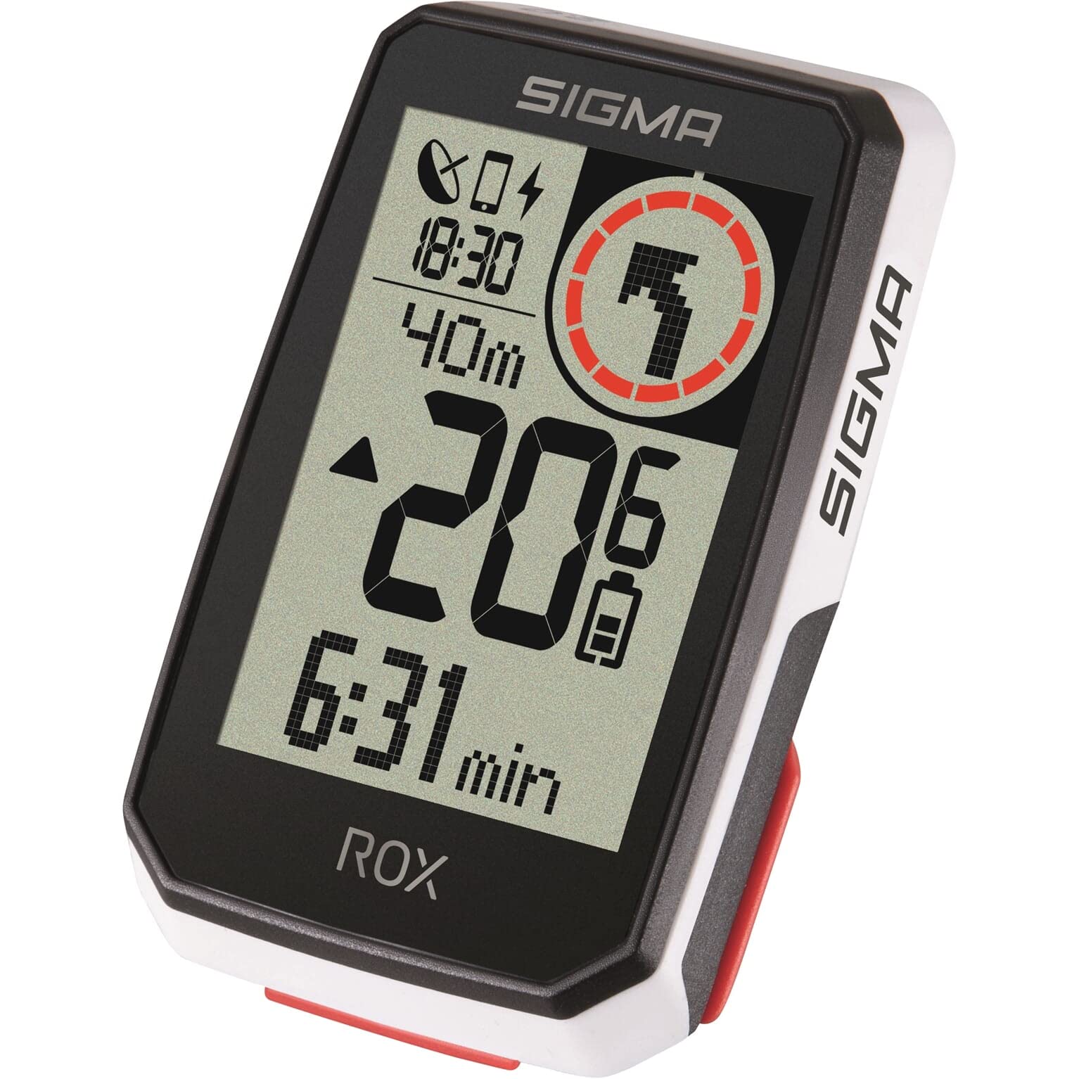 Sigma GPS Rox 2.0 Main Unisexe Adulte Blanc Taille Unique