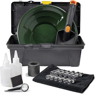 ASR Outdoor 21pc Gold Rush Complete Gold Prospecting Kit & Bonus 10" Sifting Pan