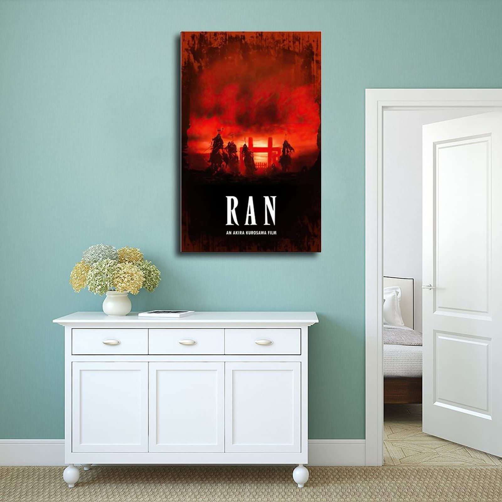 Poster Toile "Ran" De Kurosawa - 30x45 Cm - Décoration Murale Sans Cadre - 4