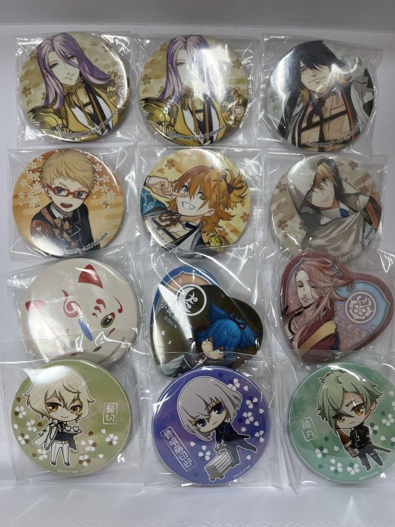 Amazon.co.jp: 刀剣乱舞 トイプラ ハート缶バッジ 蜂須賀 博多 山姥切