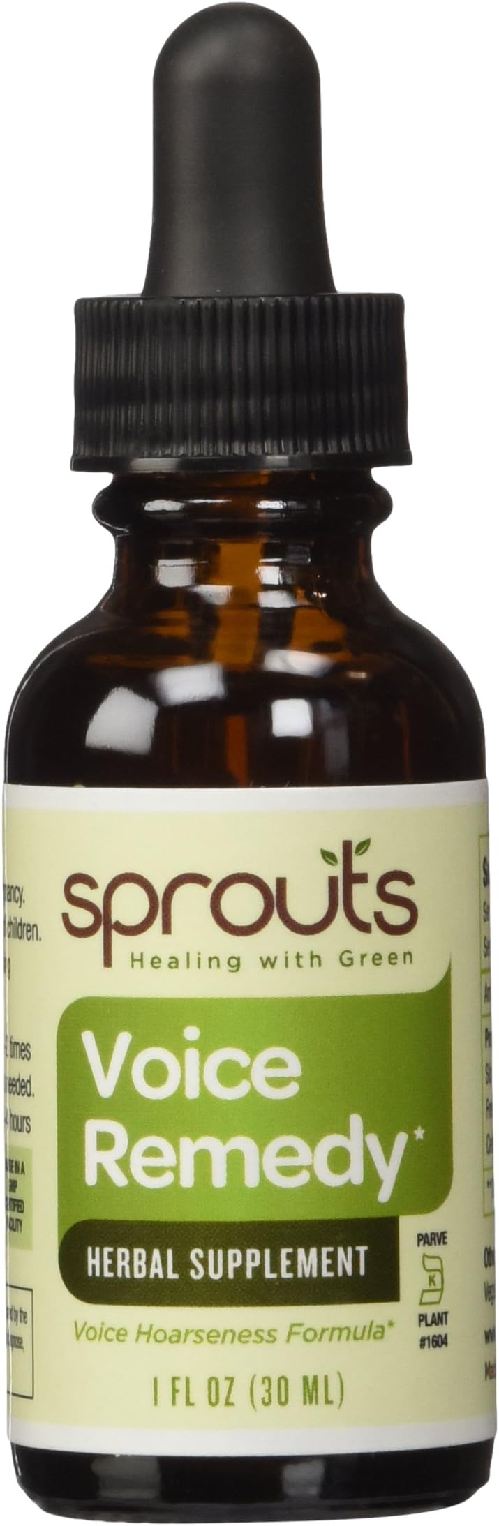 Sprouts Voice Restoring Formula Herbal Supplement - 1 Ounce Dropper Bottle