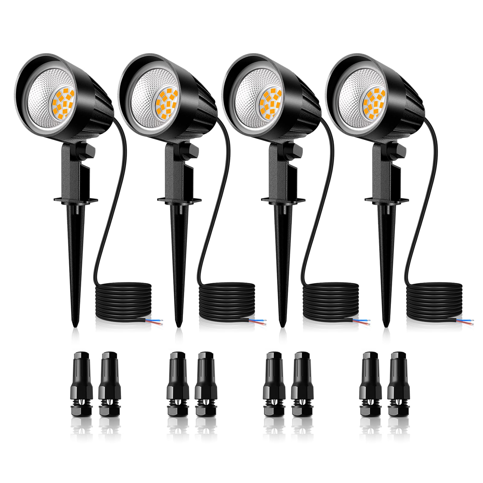 MEIKEE 7W Low Voltage Landscape Lighting 800LM 2700K LED Landscape