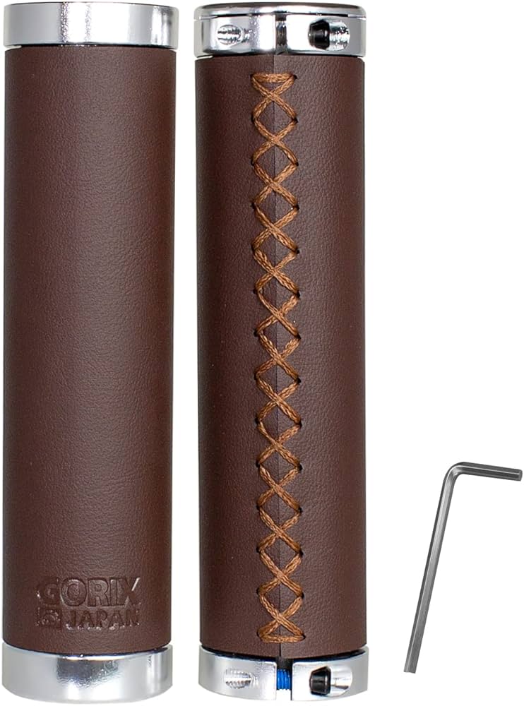 Amazon | GORIX(ゴリックス) 自転車グリップ レザー 革 筒型 グリップ