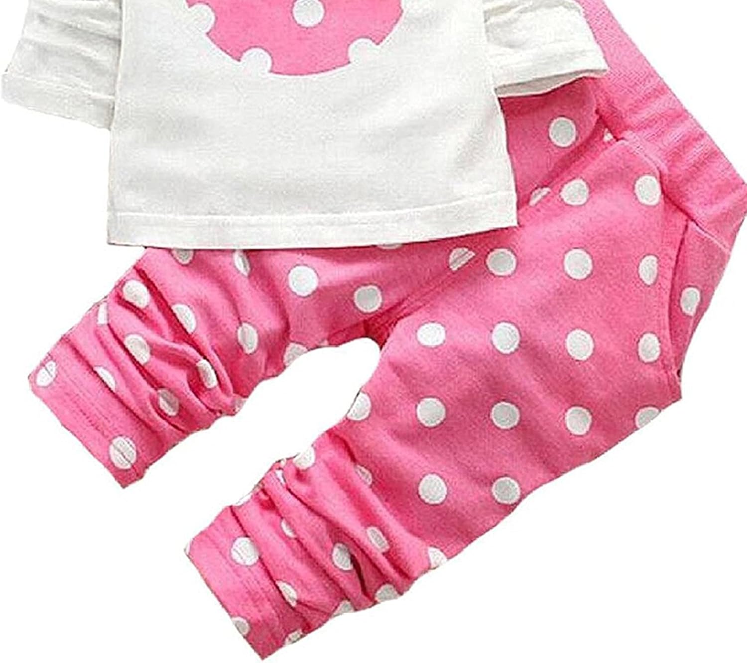 Cute Toddler Baby Girls Clothes Set Long Sleeve T-Shirt and Pants Kids 2pcs Outfits - Image 3