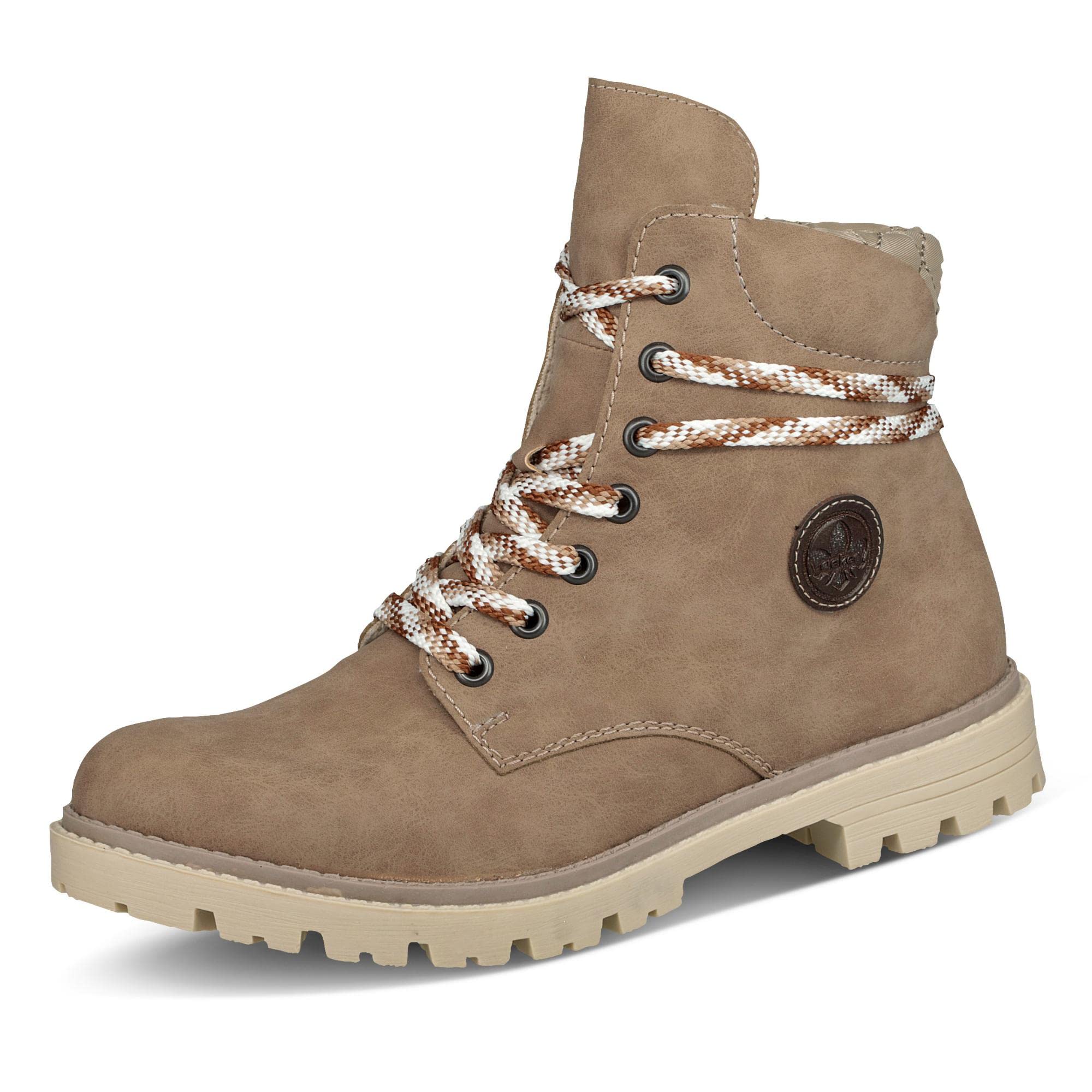 Rieker Women's Y1033 Fashion Boot, Beige, 3.5 UK