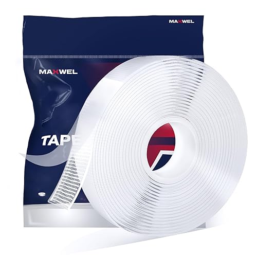 Cinta adhesiva de doble cara resistente, 1 pulgada y 16.5 pies, súper fuerte, nano de doble cara, con núcleo de filamento, cinta de montaje