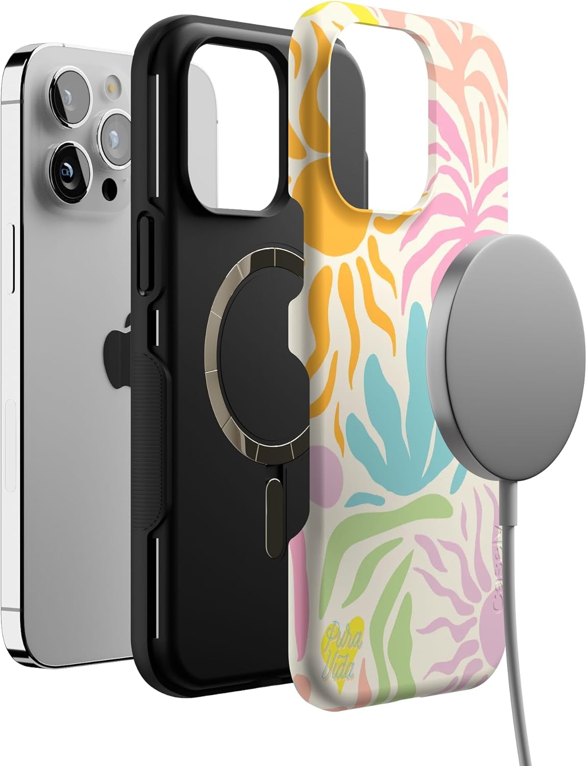 Casely iPhone 14 Pro Max Case | Pura Vida | Oasis | Bold Protective Design | Compatible with MagSafe