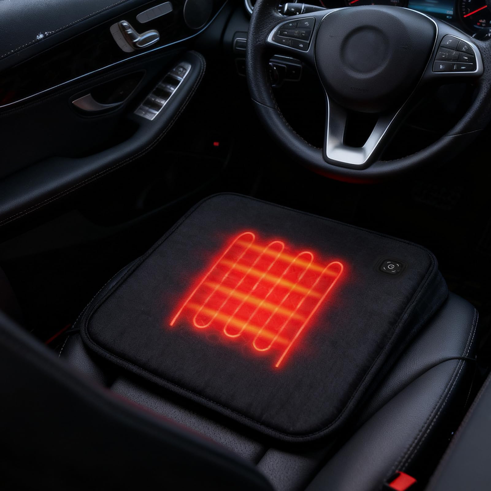Coussin De Siège Chauffant Tapis de Chauffage 3 Niveaux à Recharge USB