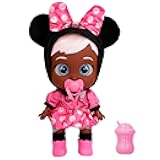 Disney Nurturing Baby Doll Inspired by Minnie Mouse, Dressed Up in The Iconic Pink Dress and Cries Real Tears for Kids Age 18 Months and Up
