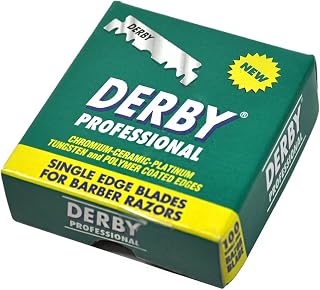 1000 "Derby Professional" Single Edge Razor Blades for straight razor