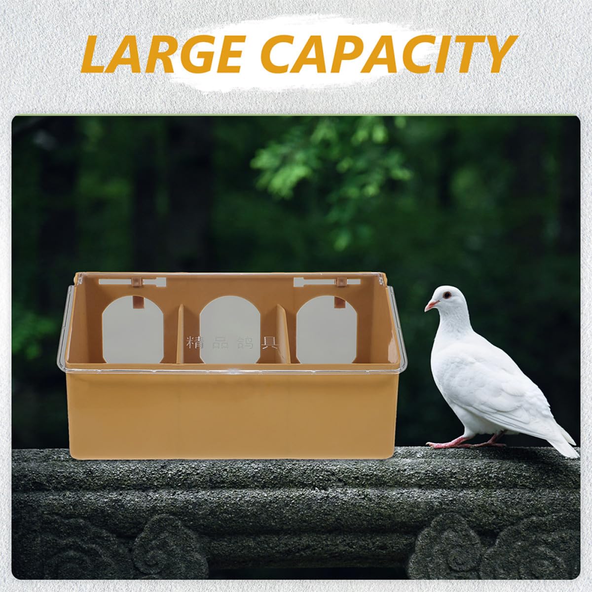 TOYANDONA Comedero para Pájaros Resistente Tapa y Capacidad Ampliada, 2 Piezas, Colgante Multifuncional para Jaulas, Adecuado para Alimentación Cómoda en Interiores