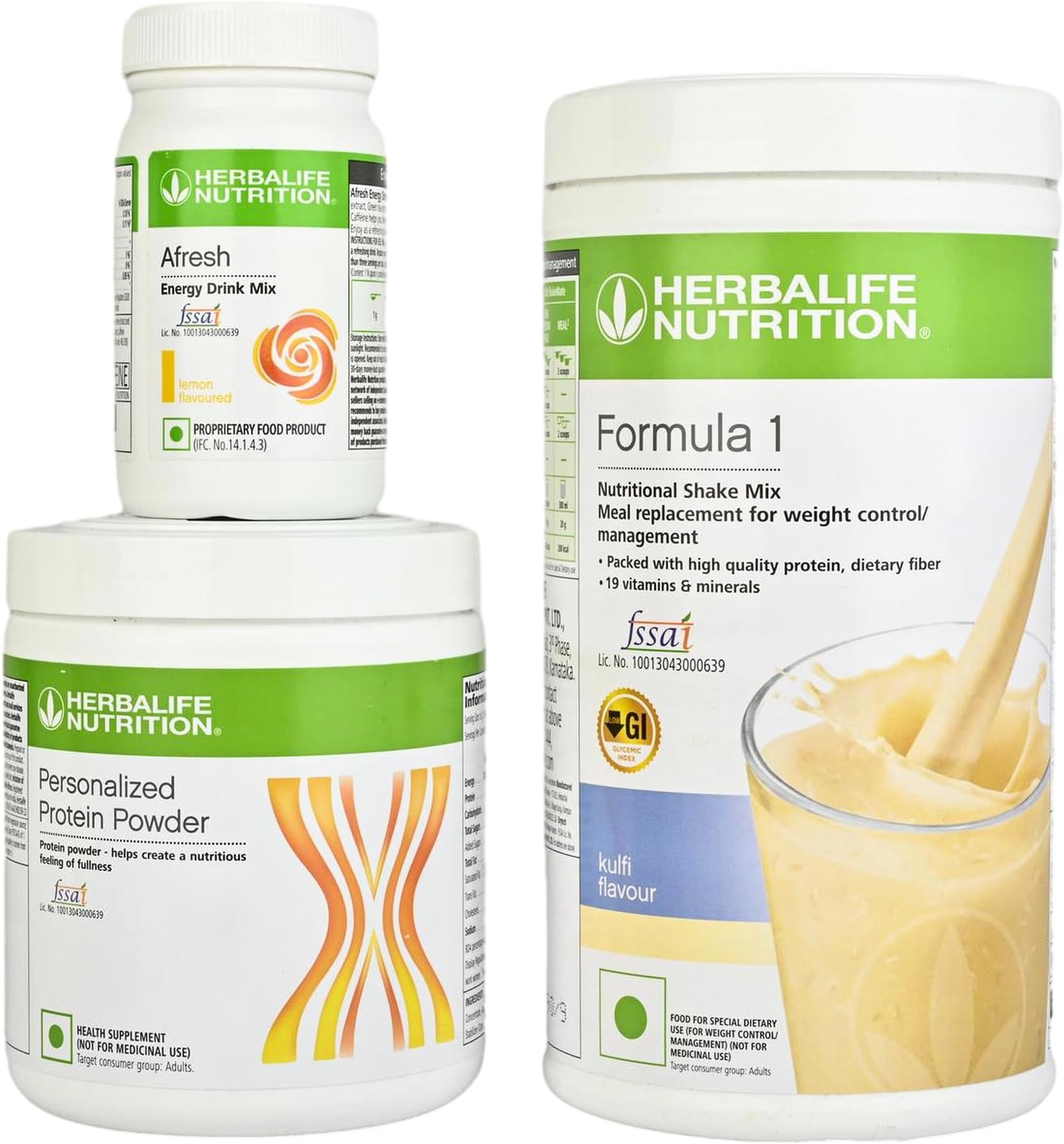 Herbalife Nutrition Formula 1 Kulfi with Personalized Protein Powder and Afresh Lemon (200 g)