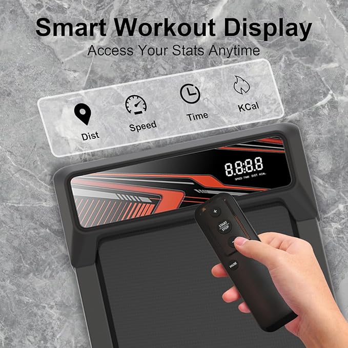 Caminadora Eléctrica 2.5HP Inclinación Negra y Roja miniatura 7