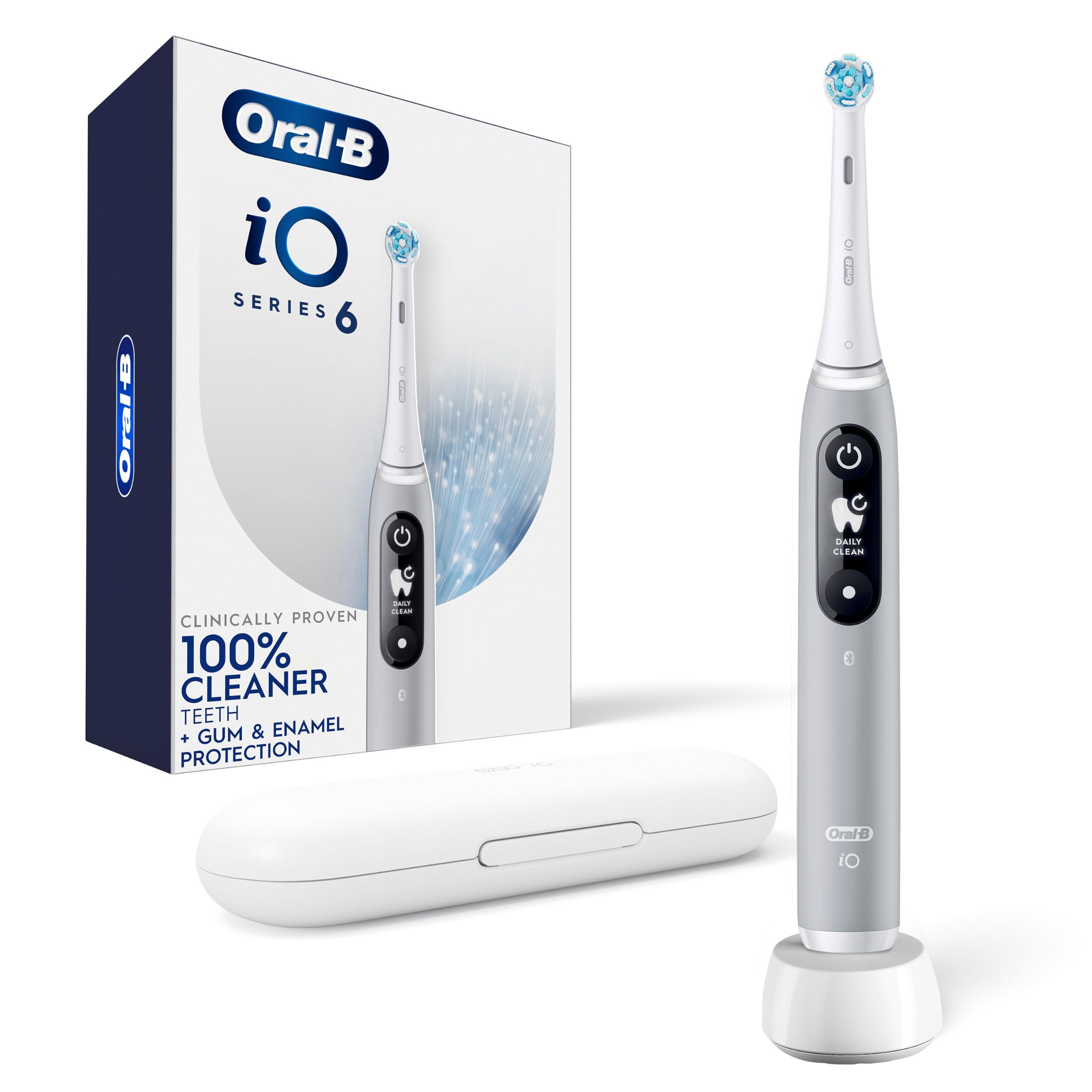 Oral-B iO Series 6s 電動歯ブラシ本体＋純正替えブラシ4本付き Amazon | Oral-B Power iO Series 6 Electric Rechargeable Toothbrush