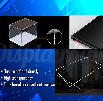 Acrylic Display case for Lego NINJAGO City Gardens 71741 (Lego Set is not Included) (with Background)
