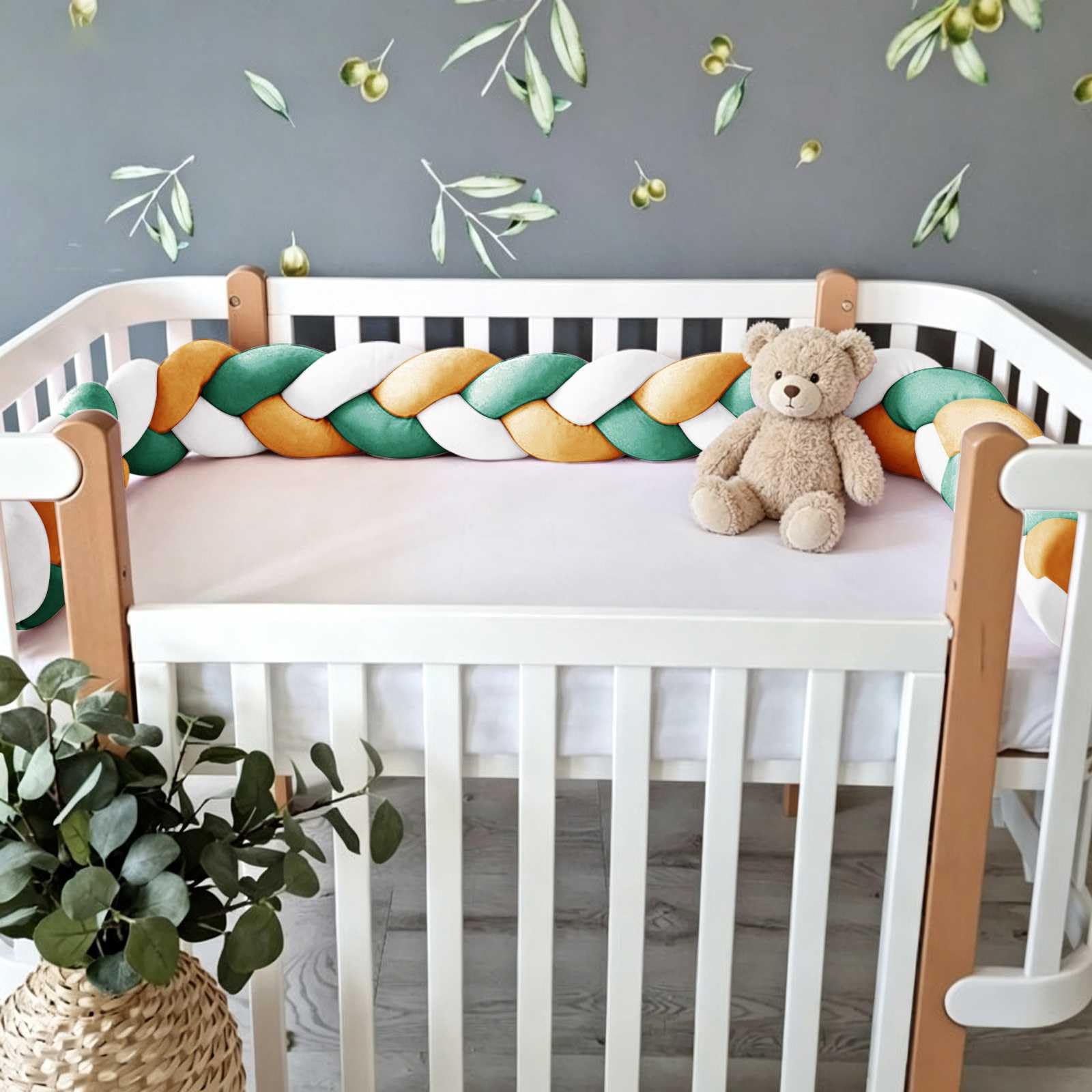 Bed Skirts, Breathable Cot Mattress protection (Q15,100CM) โ image 1