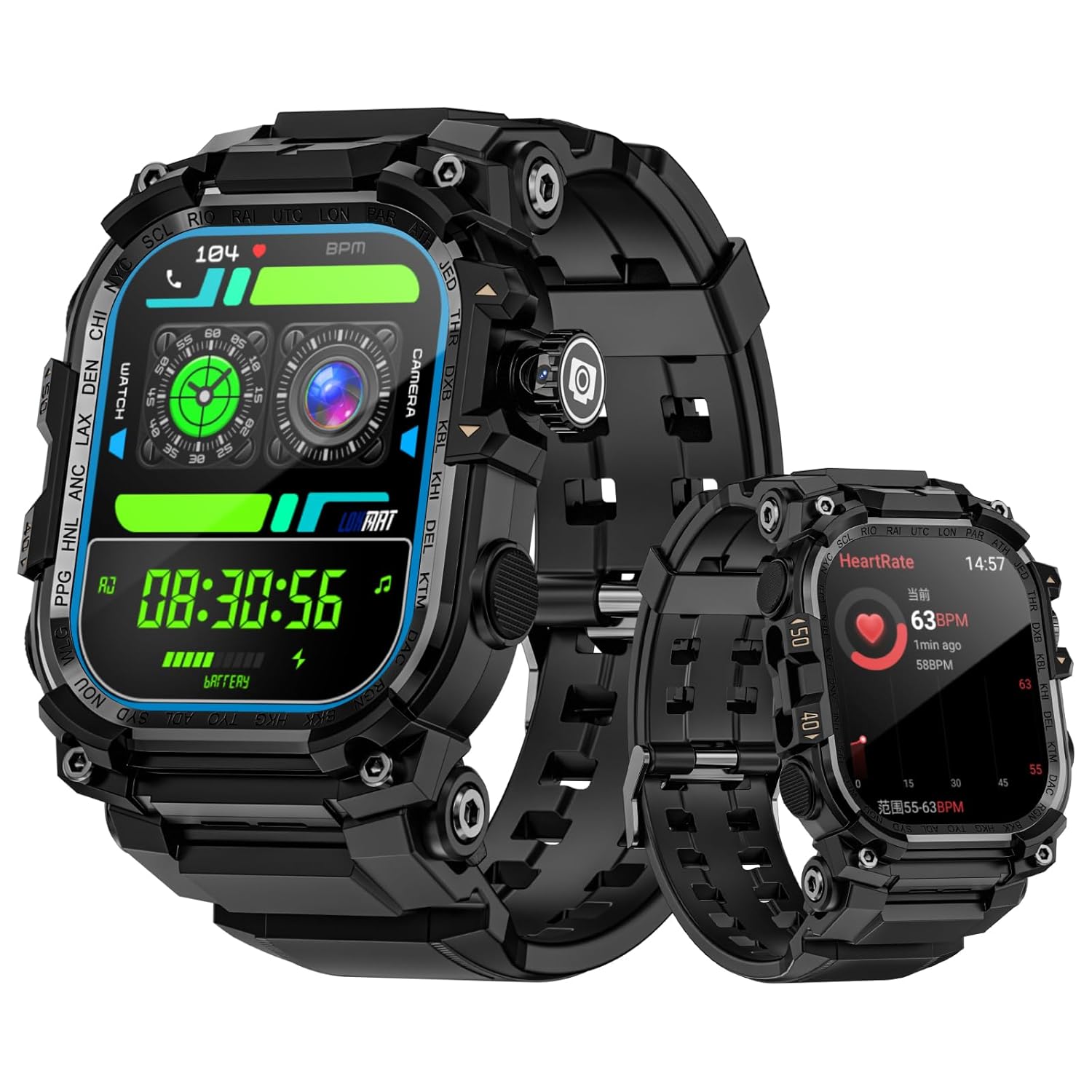 LOKMAT APPLLP 7 MAX Smart Watch with various watch faces