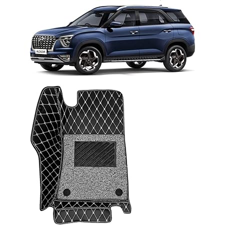 KINGSWAY® 7D Car Floor Foot Mats for Hyundai Alcazar 7 Seater (2021 ...
