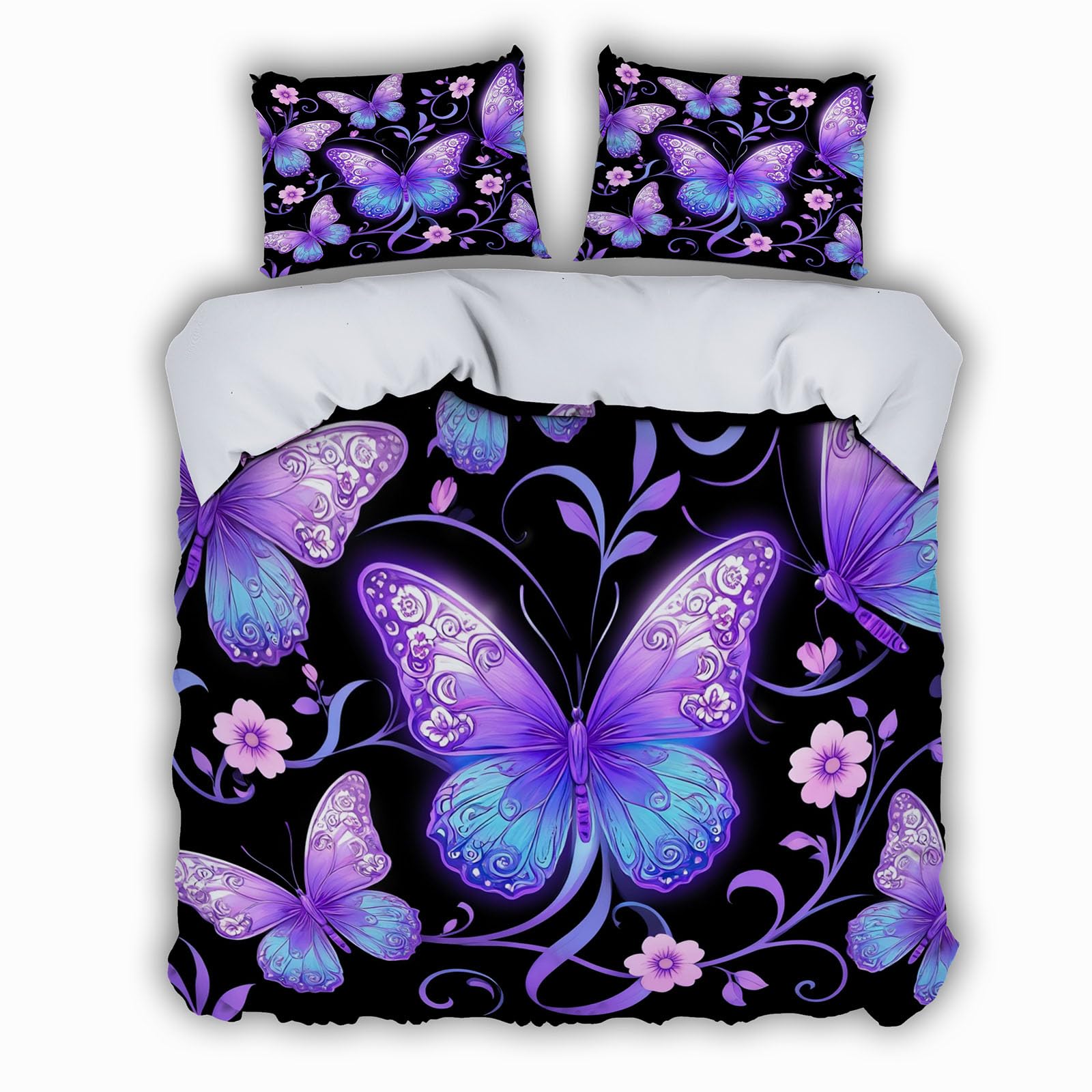 Parure de lit papillon 3D pour transformer votre chambre en un cocon de douceur au quotidien